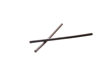 black silicone isolated on white background