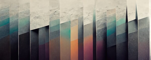 Abstract concept chromatic striped background. Generative AI