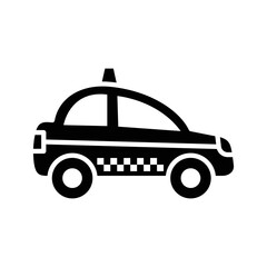 taxi icon vector design template in white background