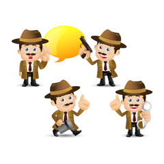 People Set - Profession - Detective