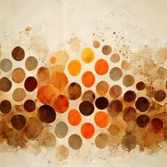 earthtone abstract geometric pattern