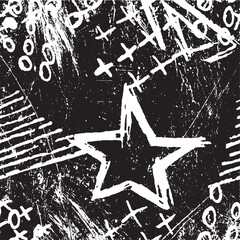 Abstract grunge background black and white