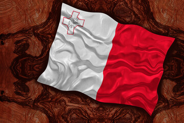 National flag  of Malta. Background  with flag  of Malta