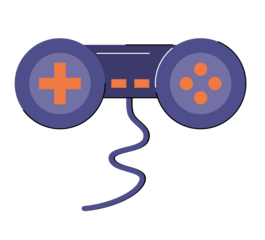 joystick controller Joy element illustration