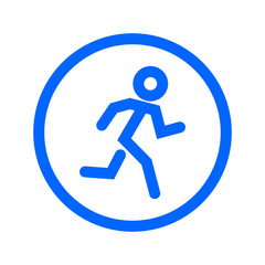 exit icon design in round shape