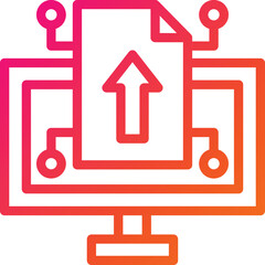 File sharing Vector Icon Design Illustration