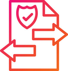 File transfer Vector Icon Design Illustration