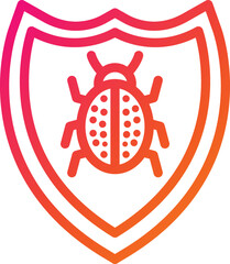 Virus Vector Icon Design Illustration