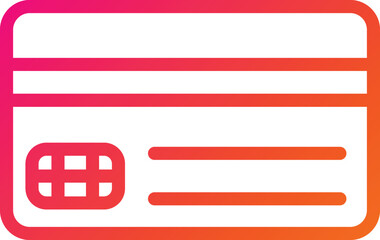 Credit card Vector Icon Design Illustration