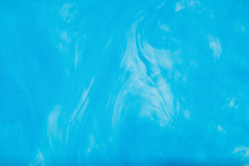Fototapeta na wymiar Abstract and art with blue water background.