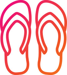 Slipper Vector Icon Design Illustration