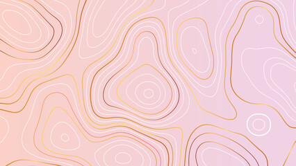 Topographic map. Geographic mountain relief. Abstract lines background. Contour maps. Vector illustration.