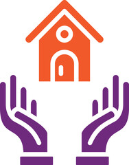 House insurance Vector Icon Design Illustration