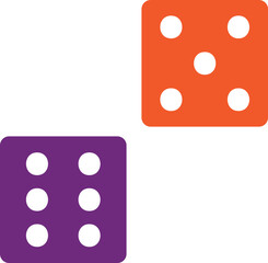 Dice Vector Icon Design Illustration