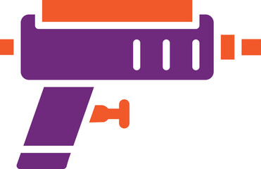 Toy gun Vector Icon Design Illustration