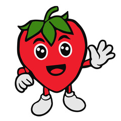 Strawberry Mascot 