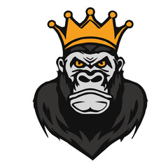 Gorilla with Crown