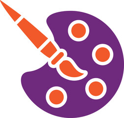 Color palette Vector Icon Design Illustration