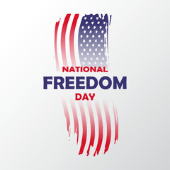freedom day of american background