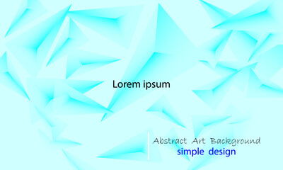 illustration of a gradient triangle light blue, abstract vector illustration design of a geometric triangle.