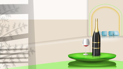 Abstract pastel color gradient studio background for product presentation