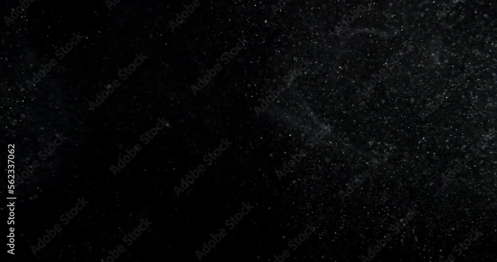 Canvas Prints atmospheric dust particles on black screen overlay. filmed with red camera in slow motion. abstract 