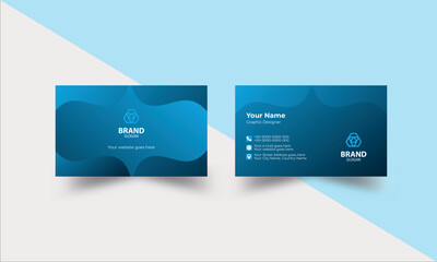 Business Card Template Modern business card template with flat user interface Modern blue and white business card design. Modern business card template red black colors. Flat design vector abstract.