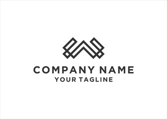 initial Letter W Logo Design Vector