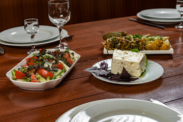 delicious and healthy food, selective focus