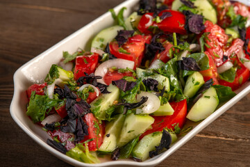 delicious and healthy food, selective focus