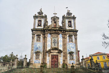 Porto, Portugal - 26.12.2022: View of Saint Ildefonso church in Porto, Portugal. High quality photo