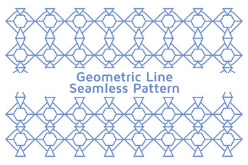Geometric Line Seamless Pattern Design Background