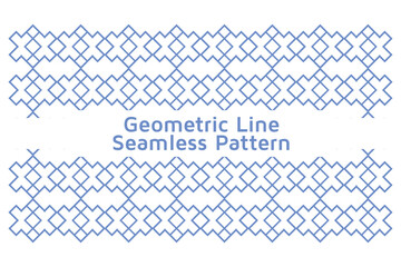 Geometric Line Seamless Pattern Design Background