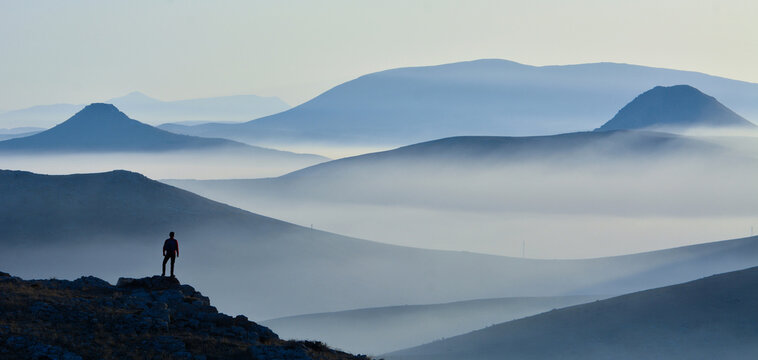 Watching a Wonderful Scenery