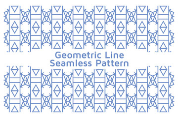 Geometric Line Seamless Pattern Design Background