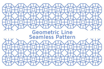 Geometric Line Seamless Pattern Design Background