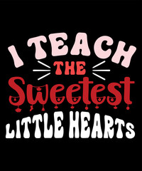 I Teach The Sweetest Little Hearts, Happy Halloween shirt print template, Pumpkin Fall Witches Halloween Costume shirt design