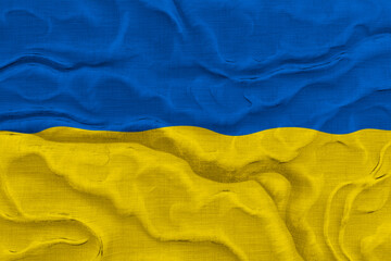 National Flag of Ukraine. Background  with flag  of Ukraine