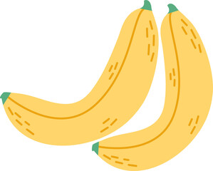 banana flat style