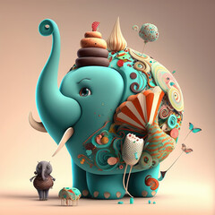 Soft pop elephant