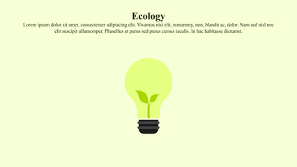 Visual illustration concept of ecology.