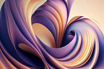 Abstract smooth glossy wavy fluid background illustration