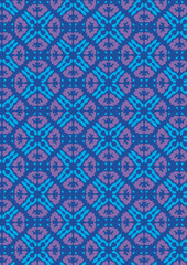 pattern with blue tiles