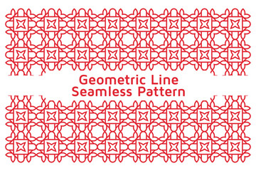 Seamless Abstract Geometric Line Pattern. Vector illustration.