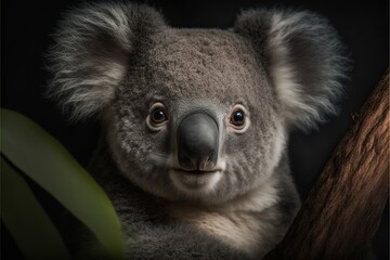 Close up of a Koala - Generative AI