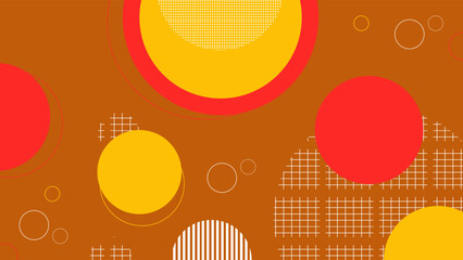 orange tech abstract ,background polygon elegant background and banner business product present and game background