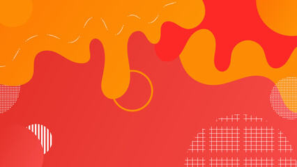 orange tech abstract ,background polygon elegant background and banner business product present and game background