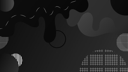 black tech abstract ,background polygon elegant background and banner business product present and game background