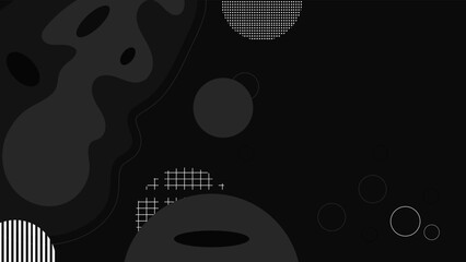black tech abstract ,background polygon elegant background and banner business product present and game background