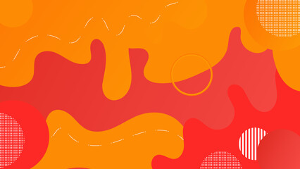 orange tech abstract ,background polygon elegant background and banner business product present and game background